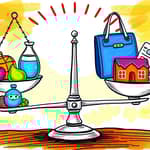Compare needs vs. wants without guilt
