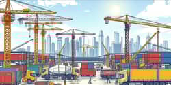 Infrastructure spending boosts demand in materials and logistics