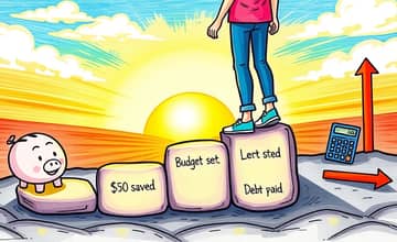 Build confidence through small, consistent financial wins