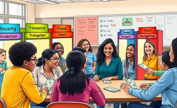 Use real-world scenarios to teach financial principles