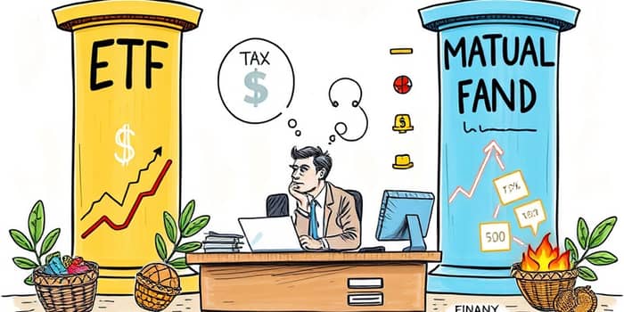 Compare ETFs and mutual funds for diversified exposure