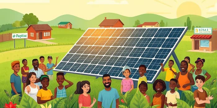 Use community-focused solar co-ops as micro-investments